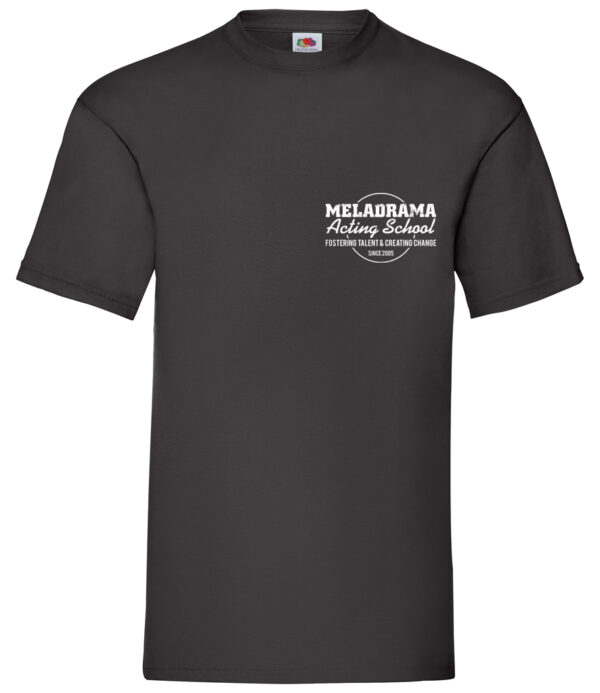 Meladrama T-shirt Black, Front