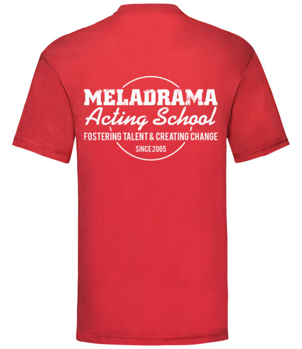 Meladrama T-shirt Red, Back
